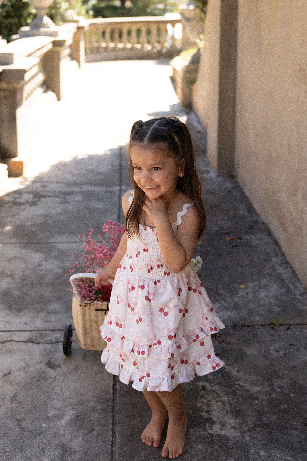 Sweet Cherry Bow Dress