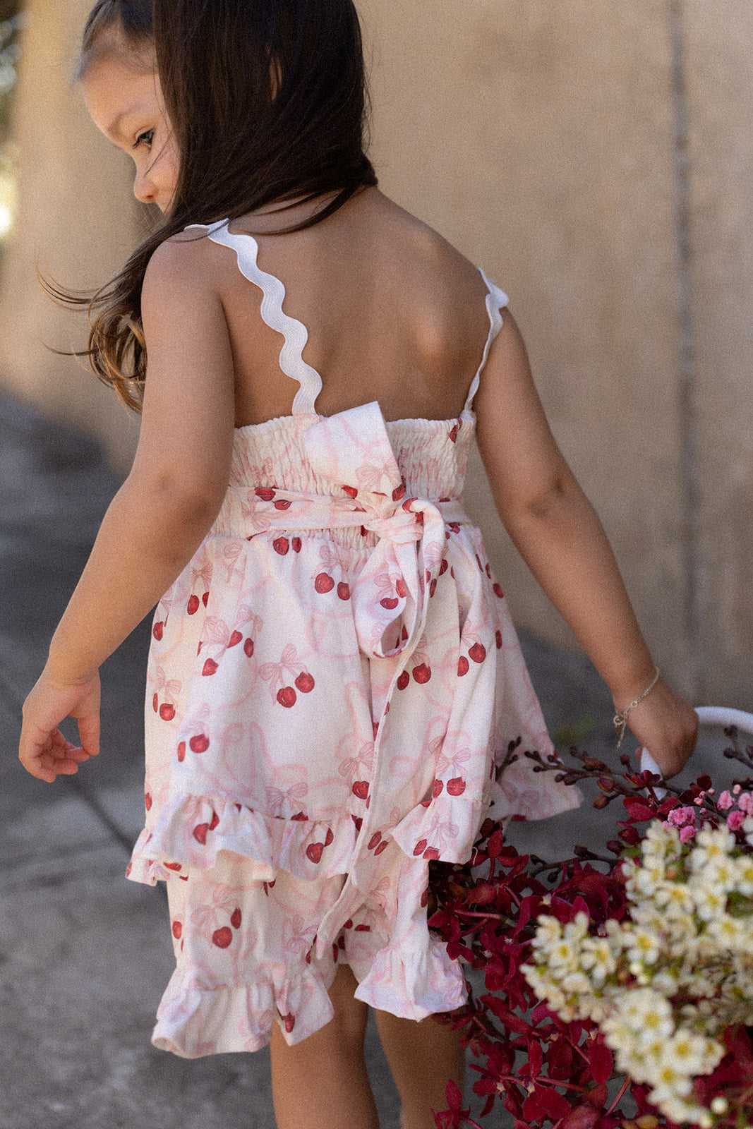 Sweet Cherry Bow Dress