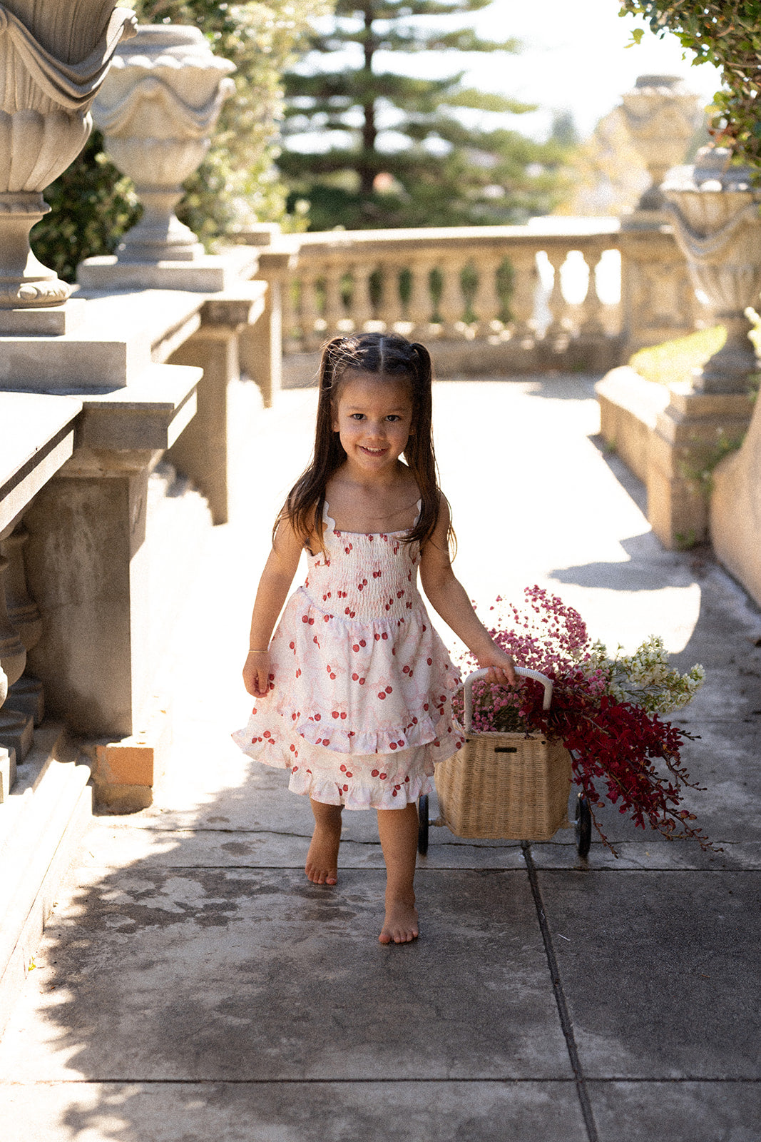 Sweet Cherry Bow Dress