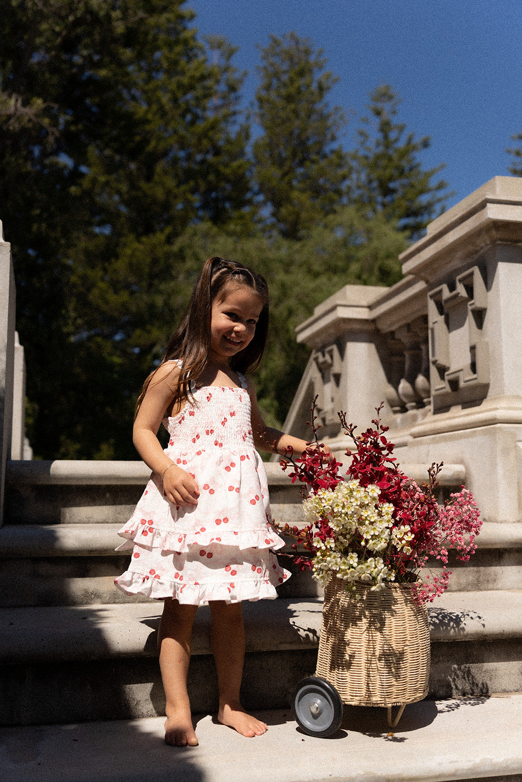 Sweet Cherry Bow Dress