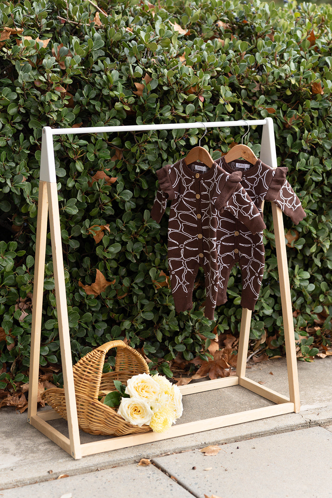 Dahlia Knit Romper - Chocolate