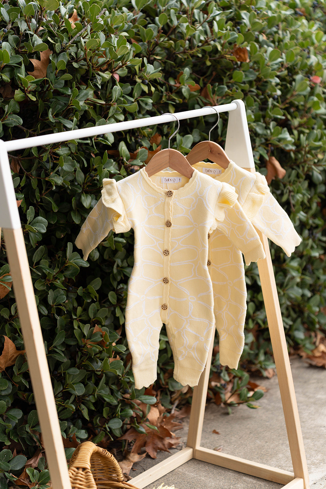 Dahlia Knit Romper - Lemon