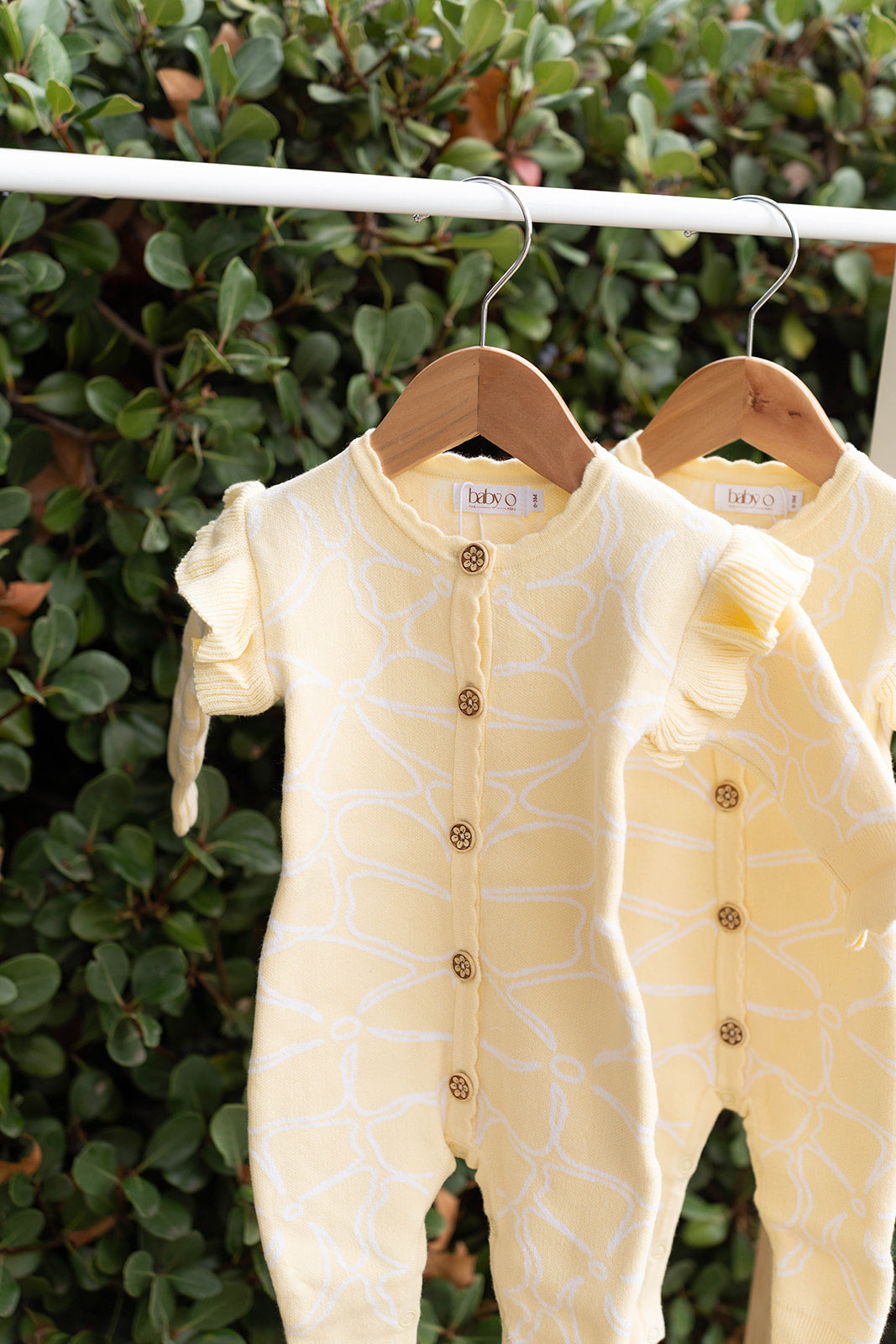Dahlia Knit Romper - Lemon