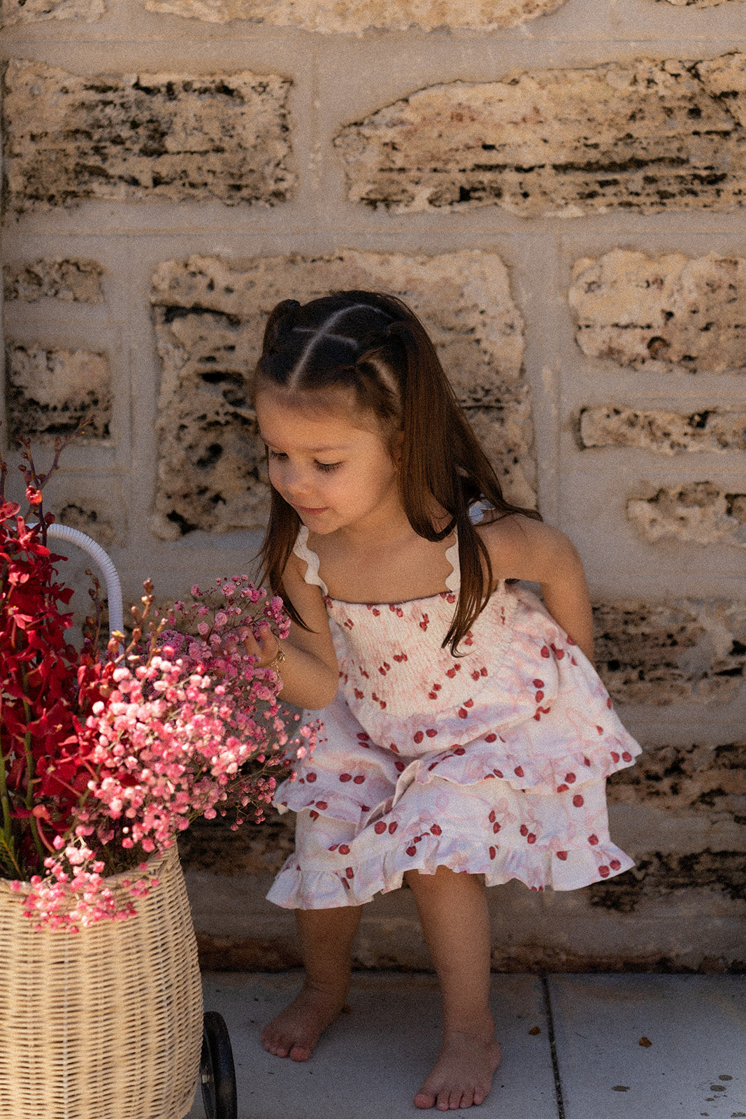 Sweet Cherry Bow Dress
