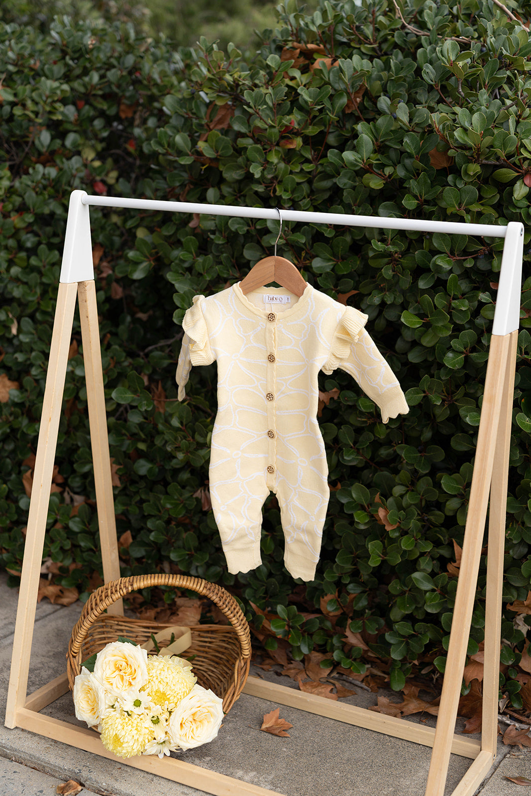 Dahlia Knit Romper - Lemon