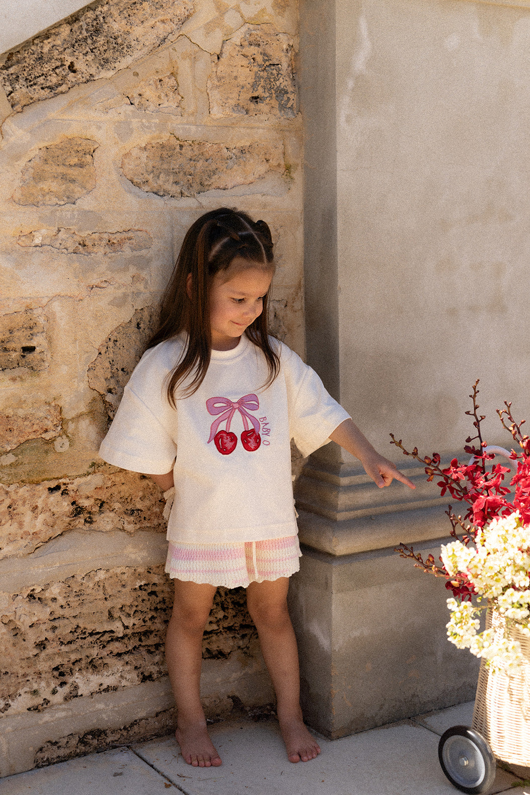 Cherry Bow Lace T-Shirt