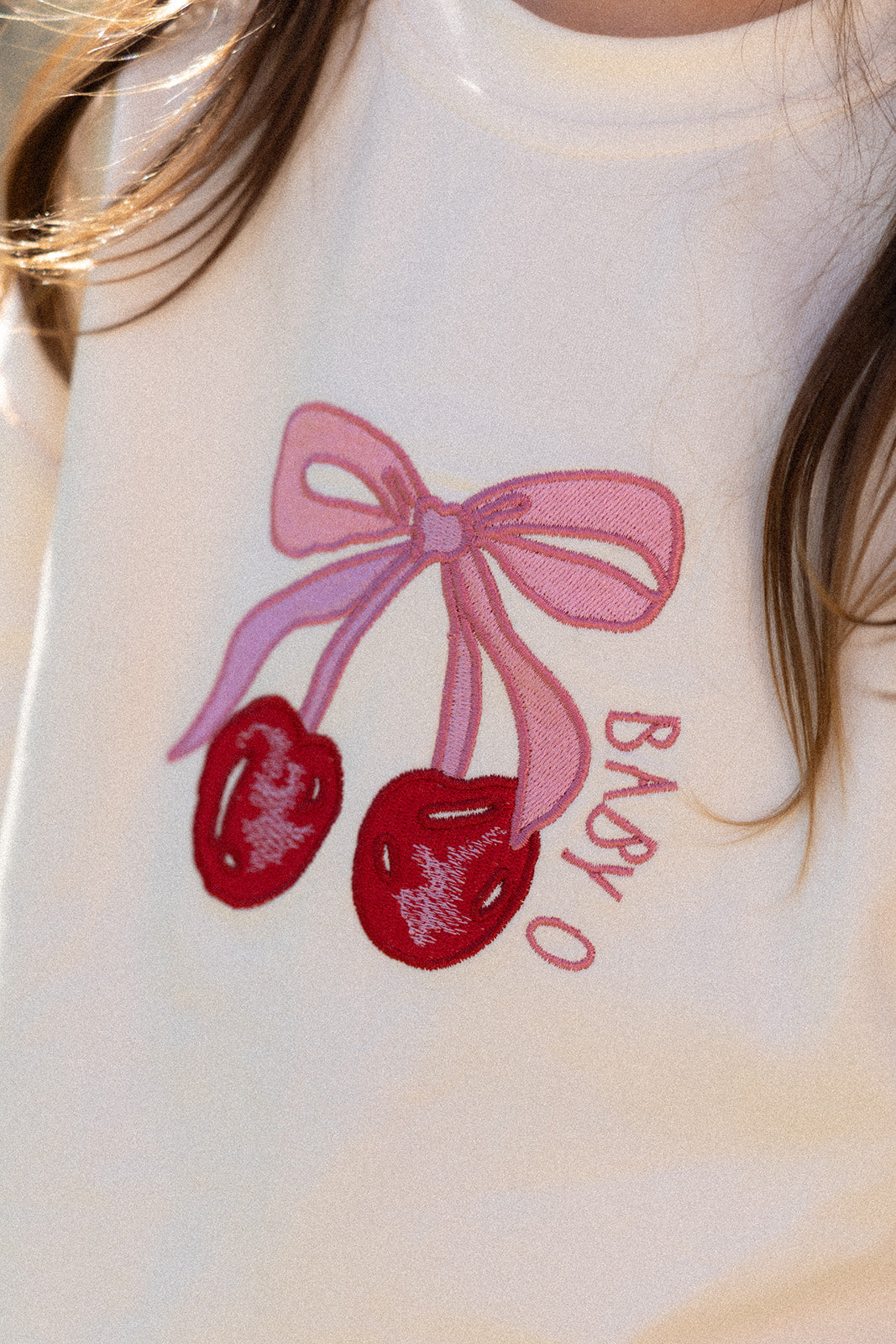 Cherry Bow Lace T-Shirt