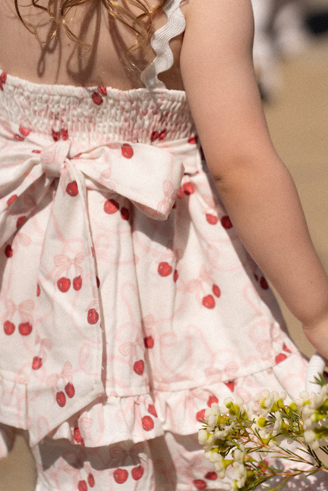 Sweet Cherry Bow Dress