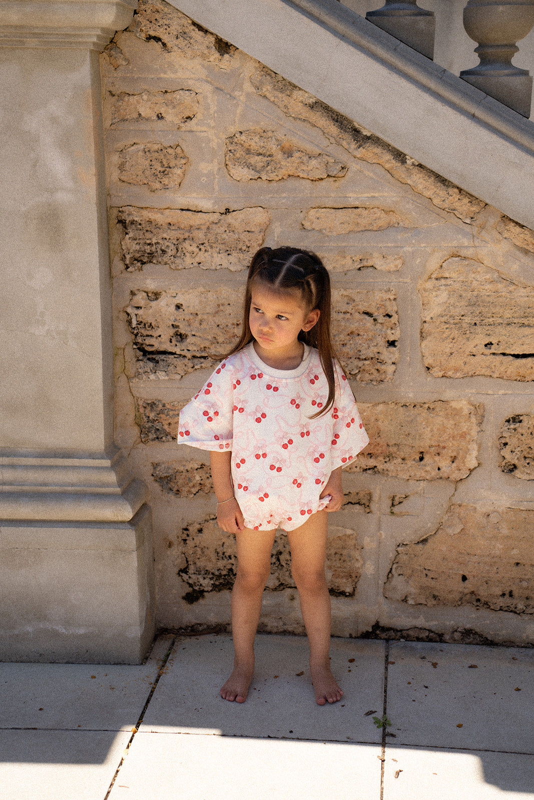 Cherry Bow Romper
