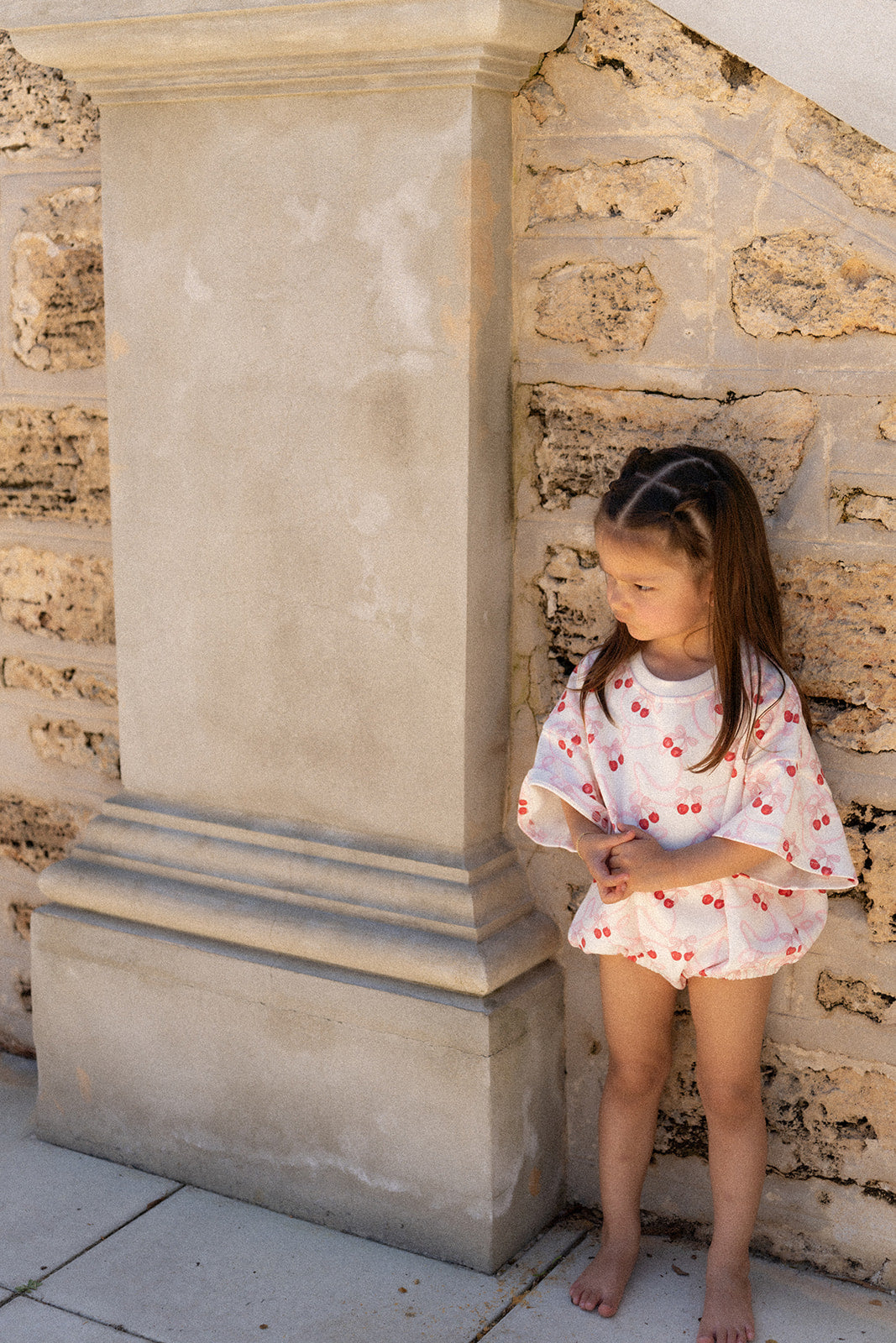 Cherry Bow Romper