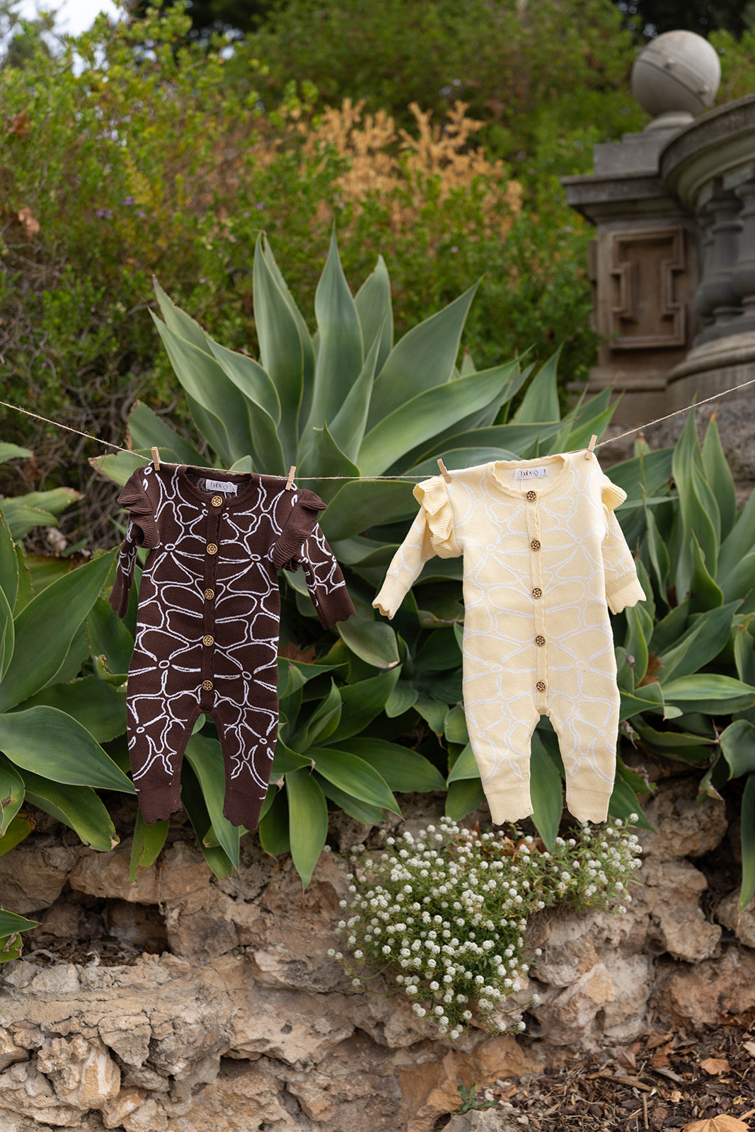 Dahlia Knit Romper - Lemon