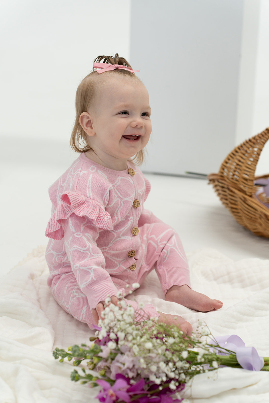 Dahlia Floral Knit Romper