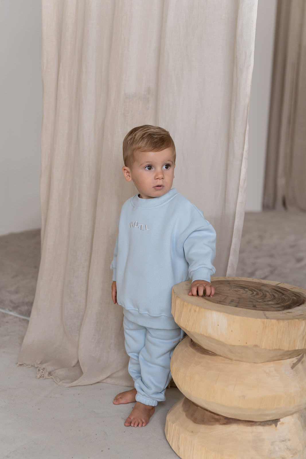 Fleece Track Set - Sky Blue