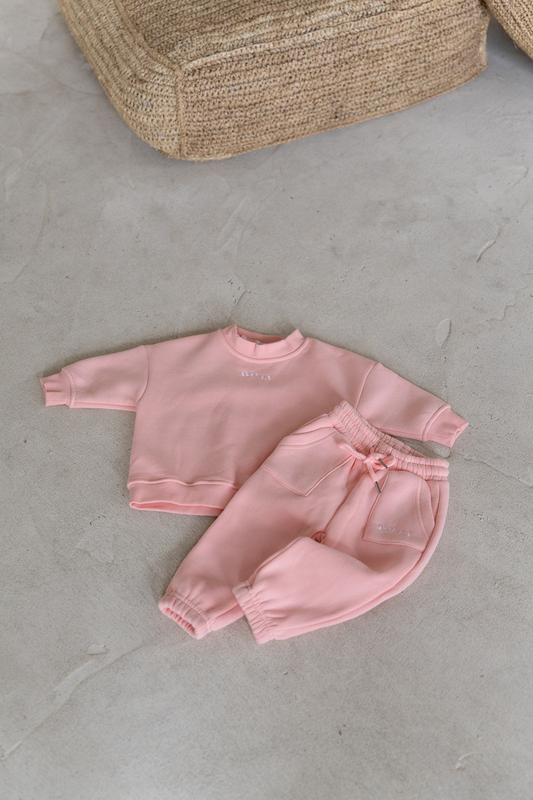 Fleece Track Set - Pink