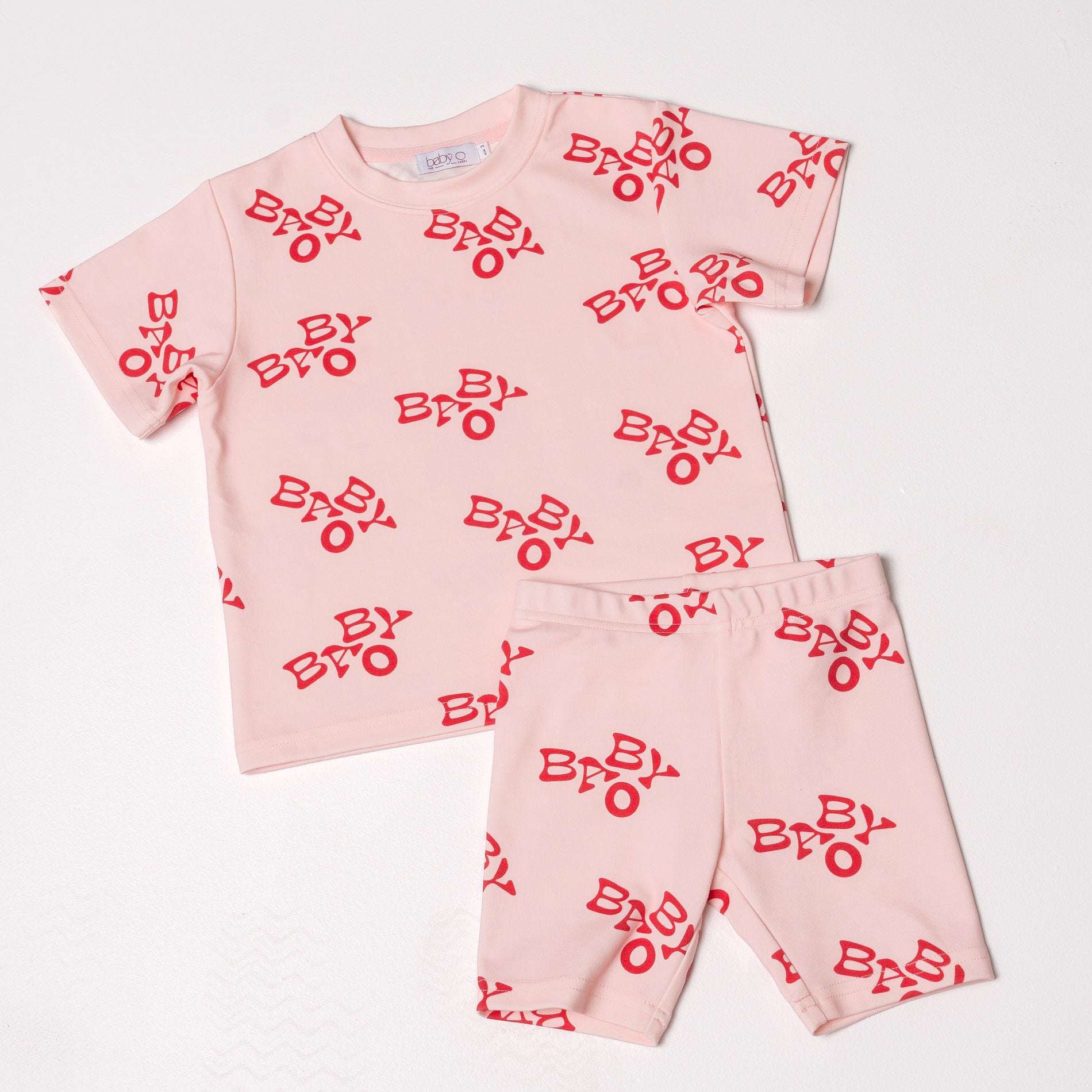 All over logo set - Pink