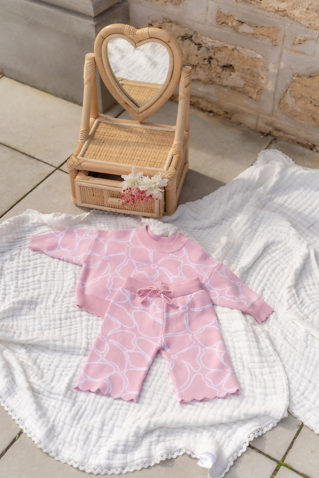 Dahlia Floral Knit Set - Pink *PRE-ORDER*