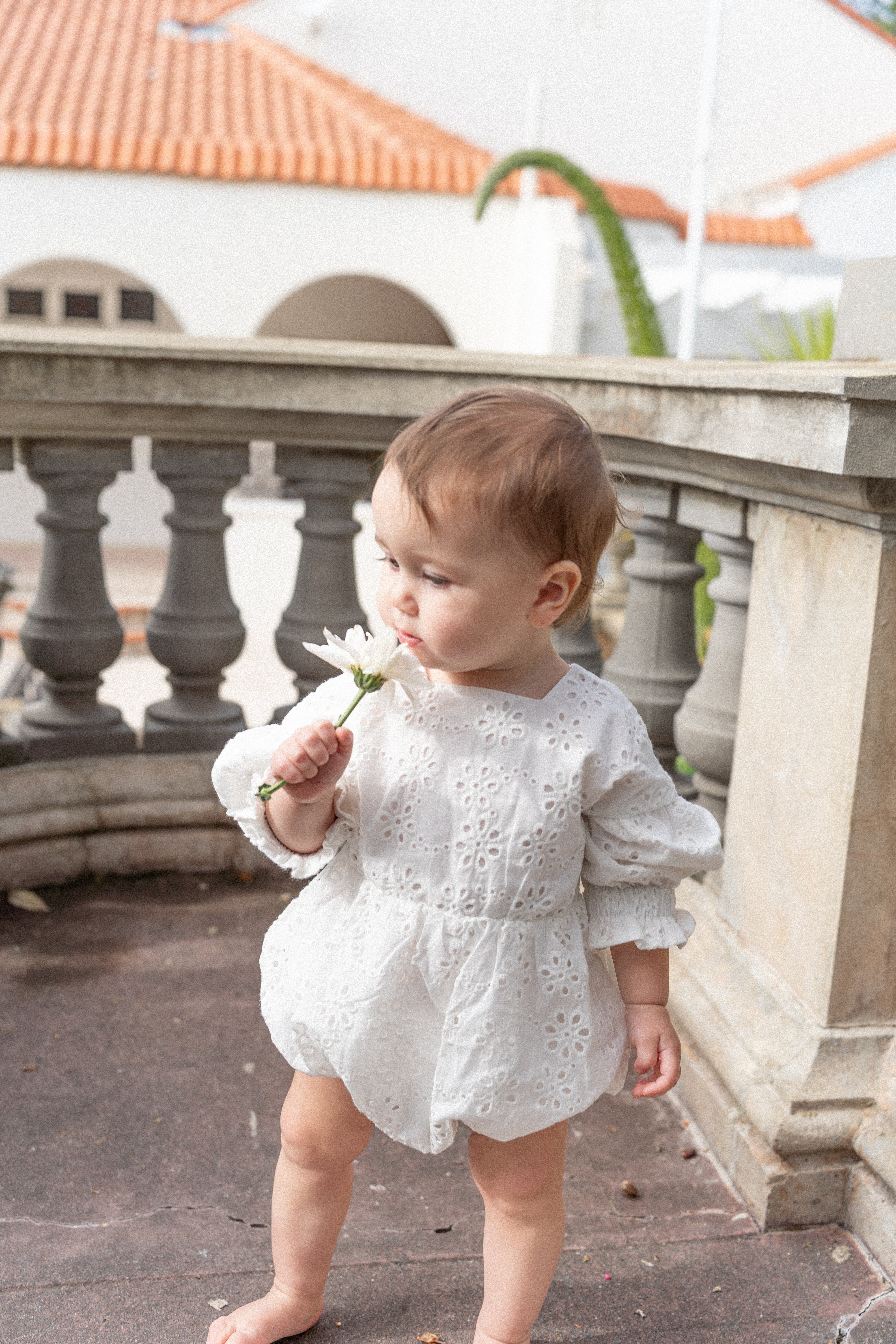 Daisy Lace Romper *PRE-ORDER*