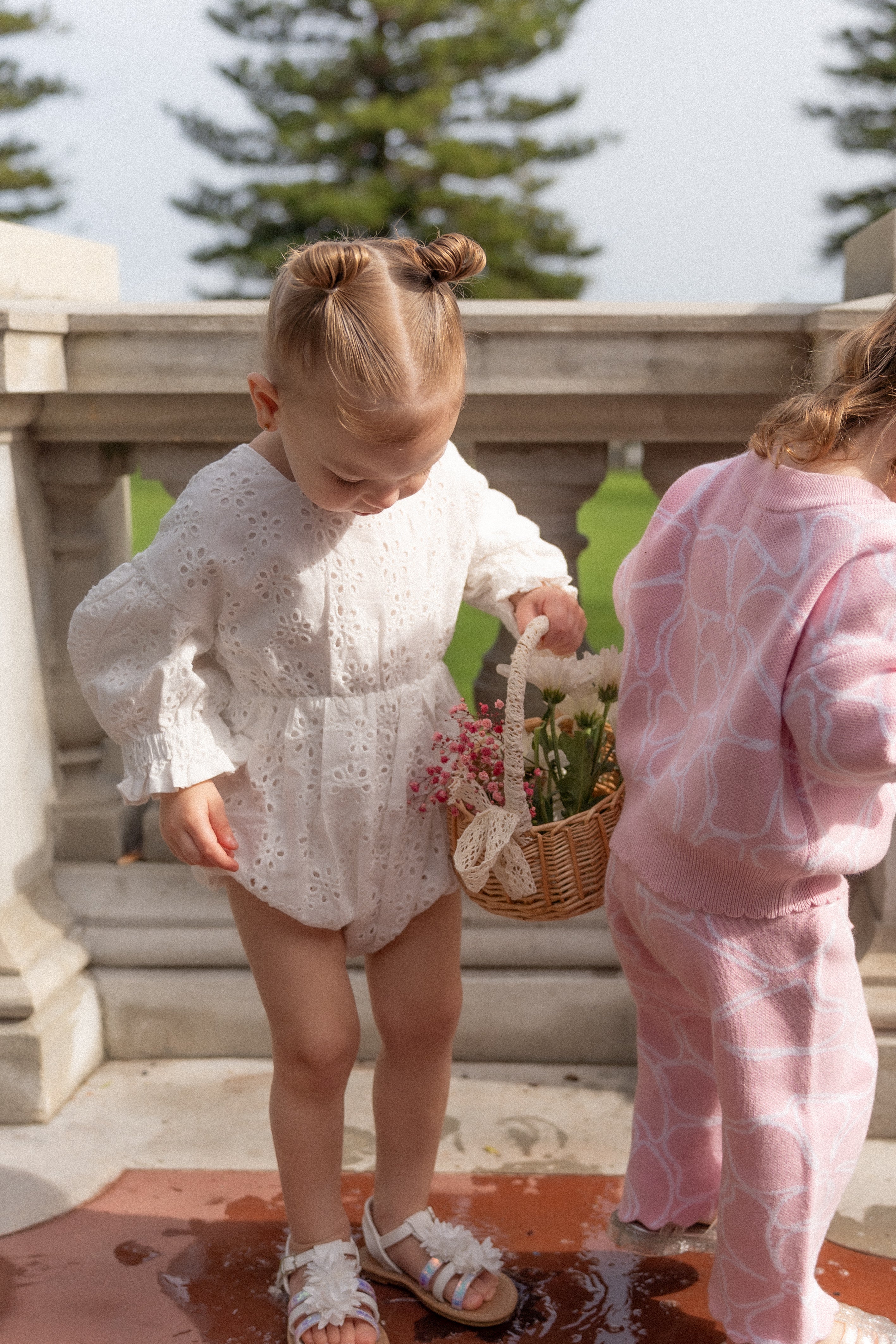 Daisy Lace Romper *PRE-ORDER*