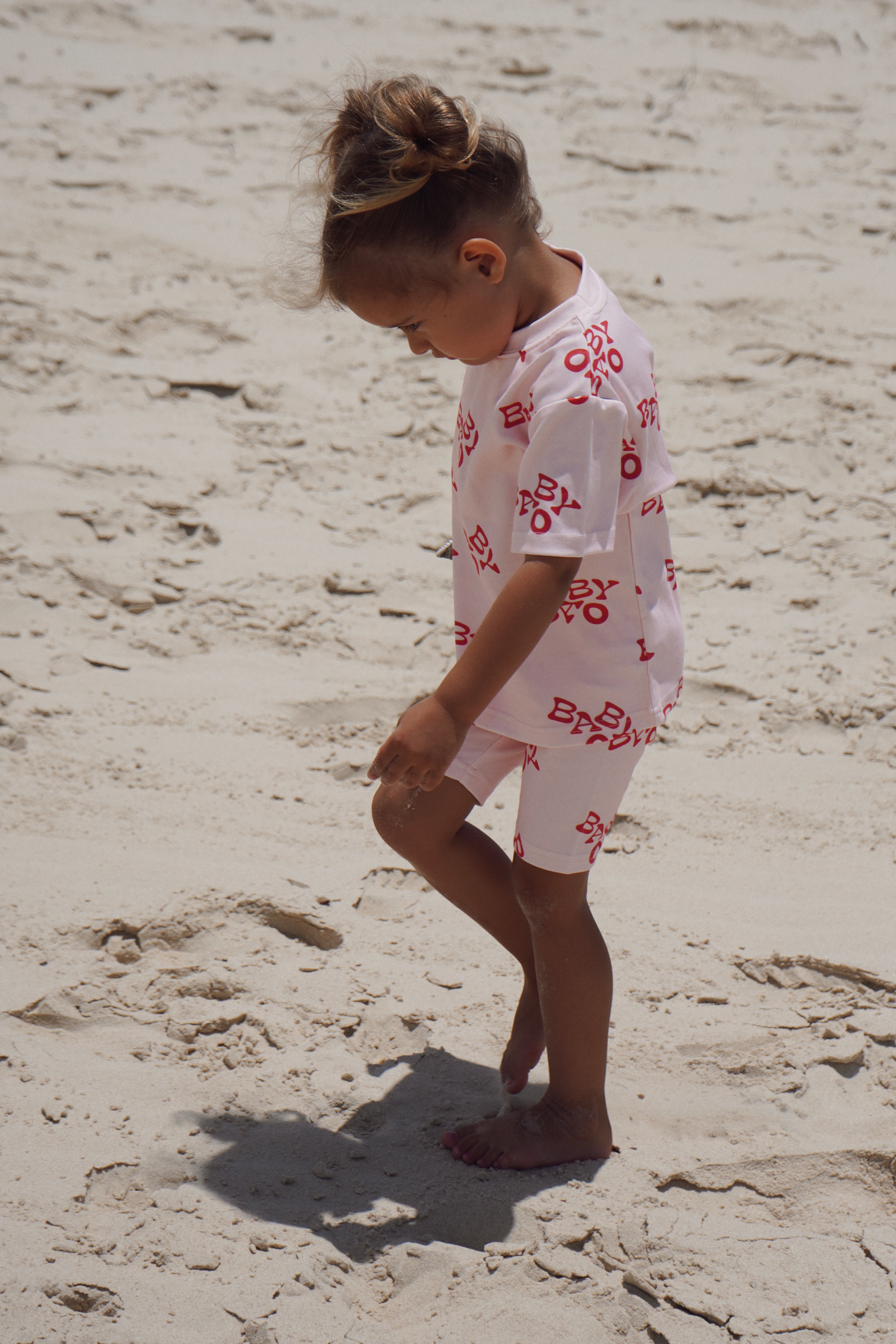 All over logo set - Pink