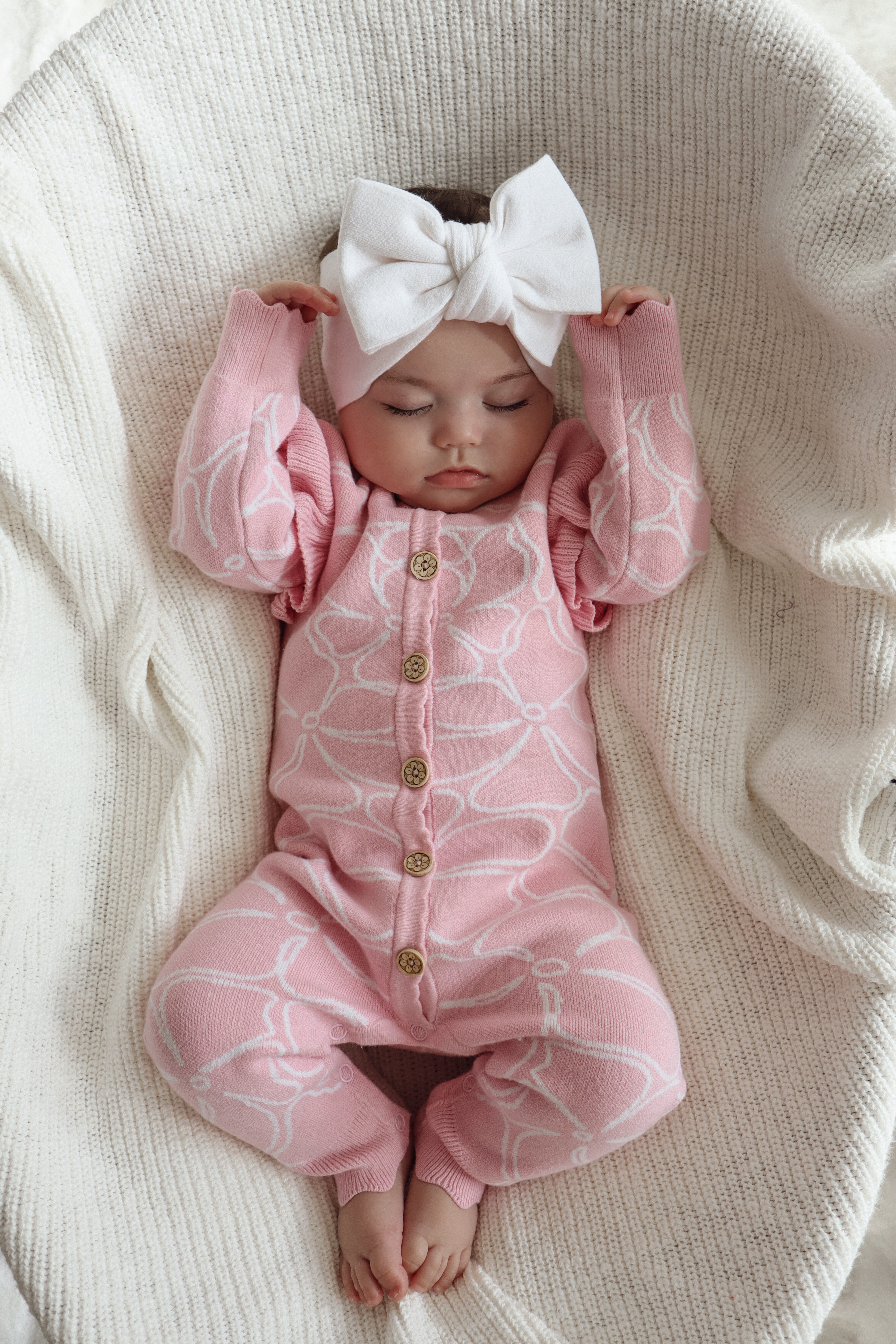 Dahlia Floral Knit Romper
