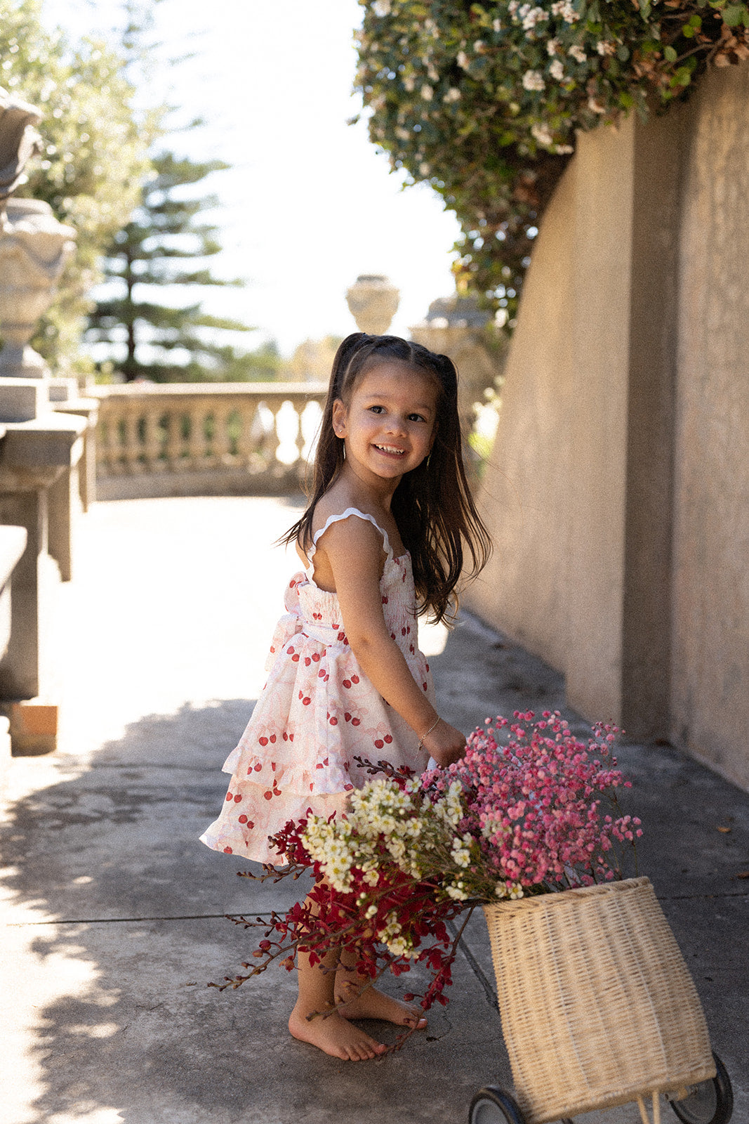 Sweet Cherry Bow Dress