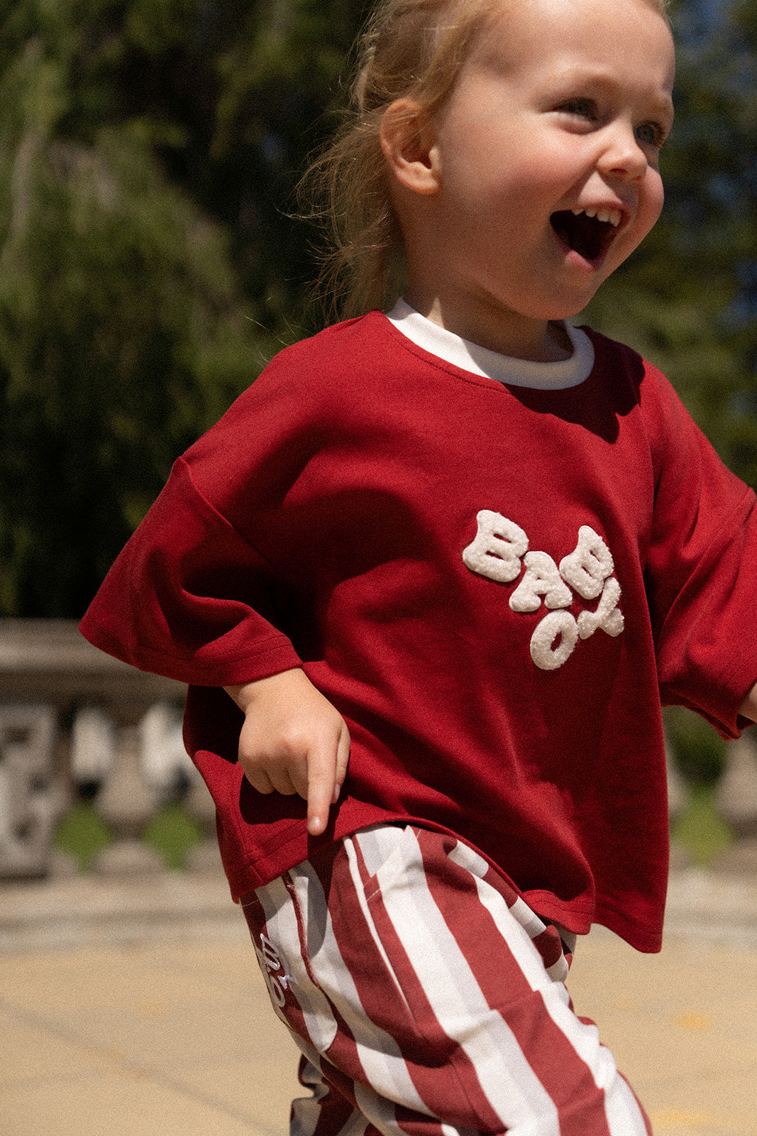Teddy Logo T-Shirt - Crimson