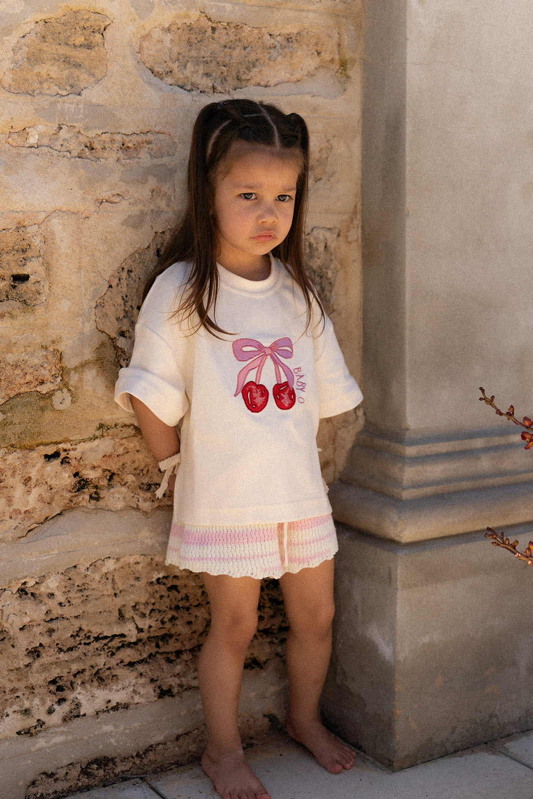 Cherry Bow Lace T-Shirt
