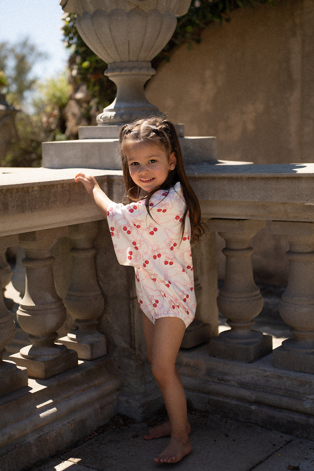 Cherry Bow Romper