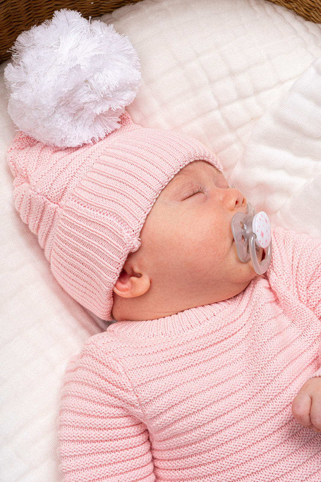 Snuggly Ribbed Romper - Pink