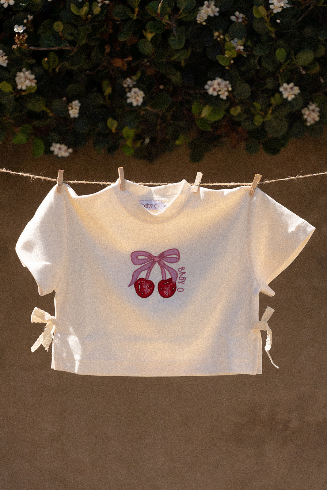 Cherry Bow Lace T-Shirt