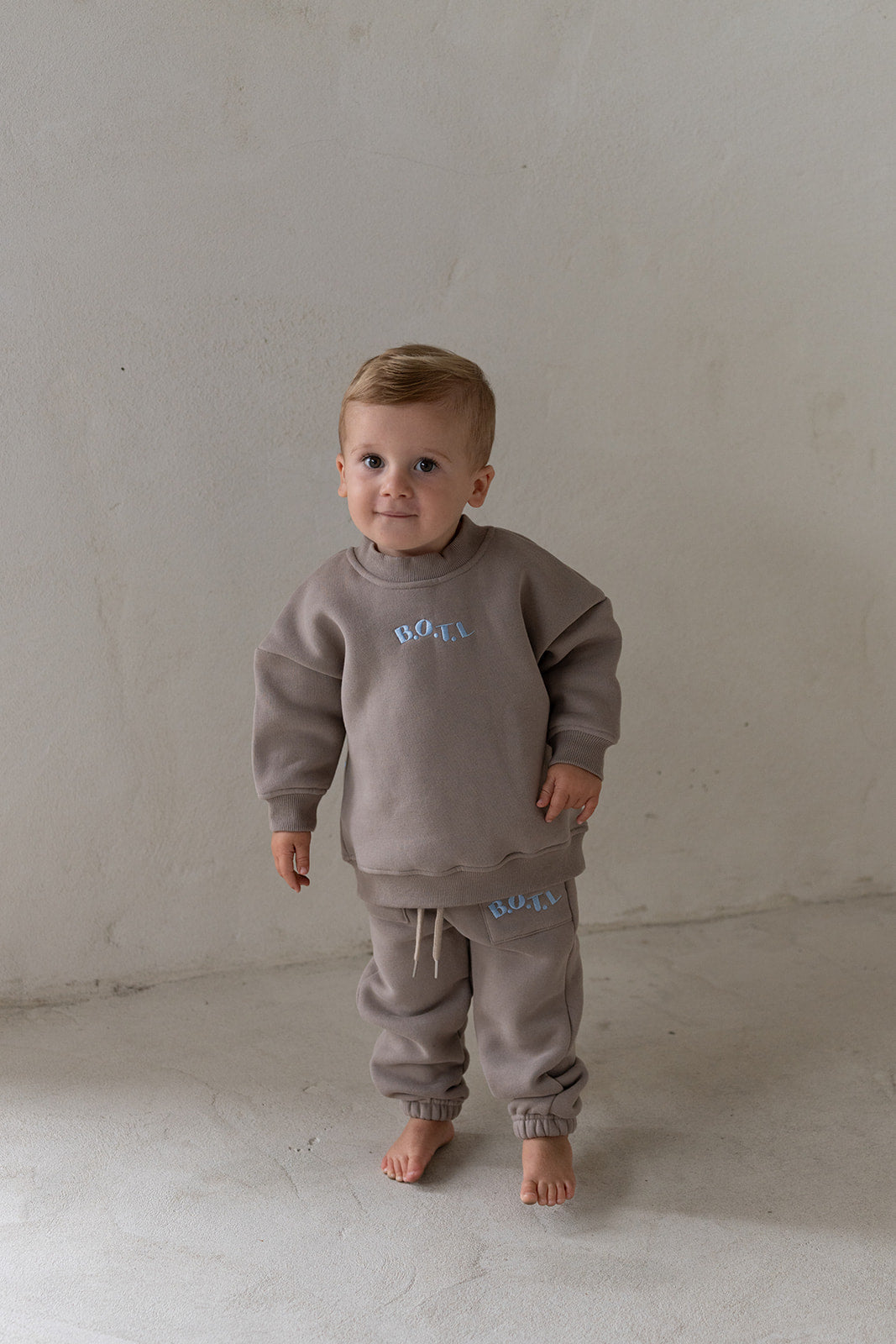 Fleece Track Set - Electric Taupe