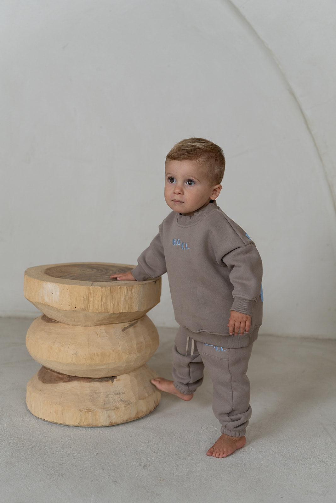 Fleece Track Set - Electric Taupe