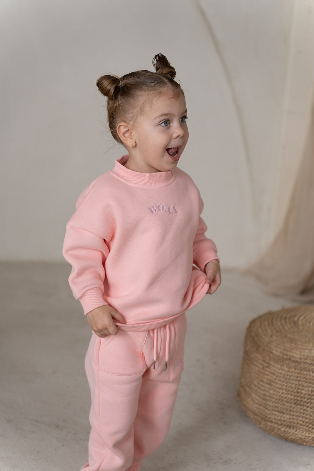Fleece Track Set - Pink