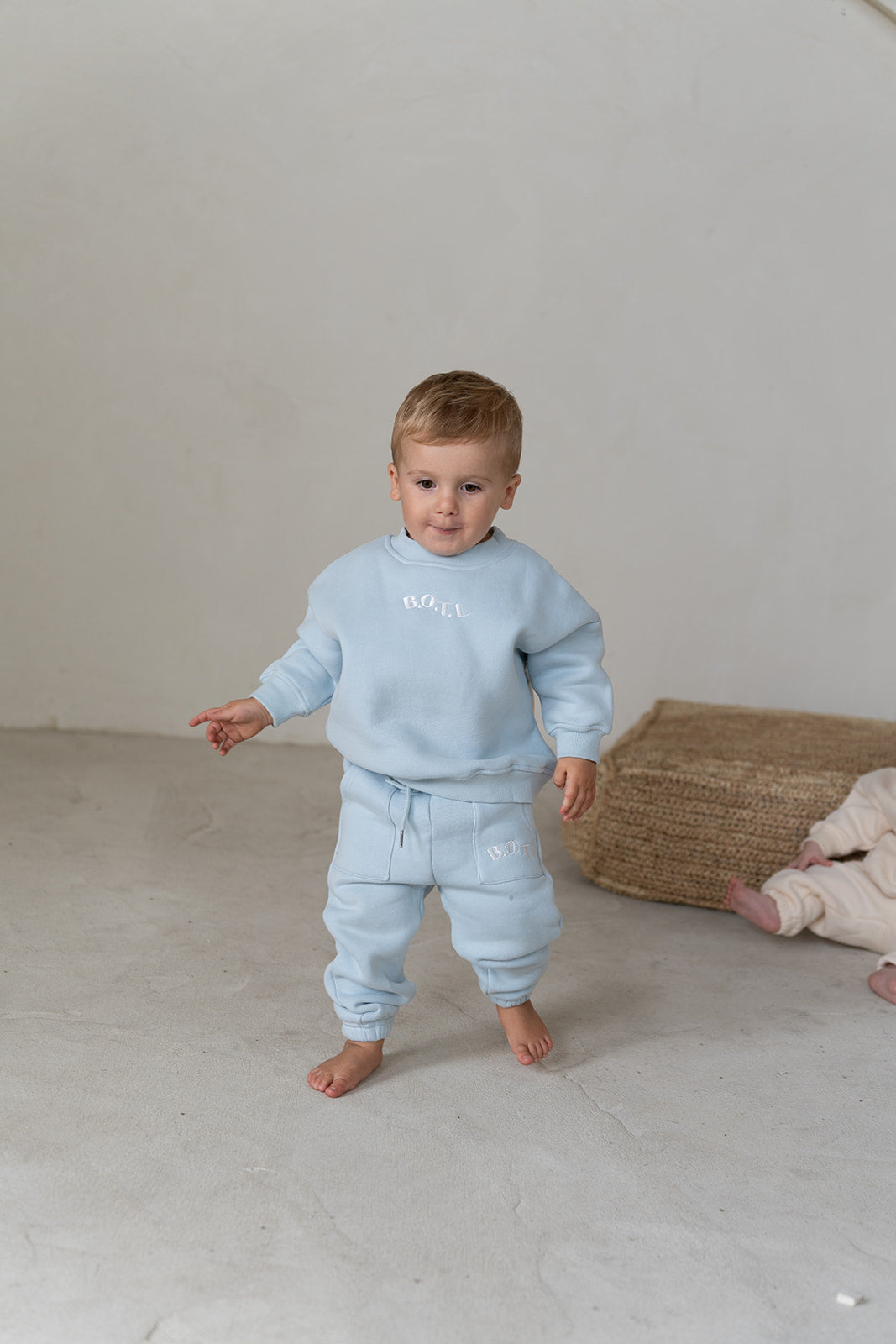 Fleece Track Set - Sky Blue