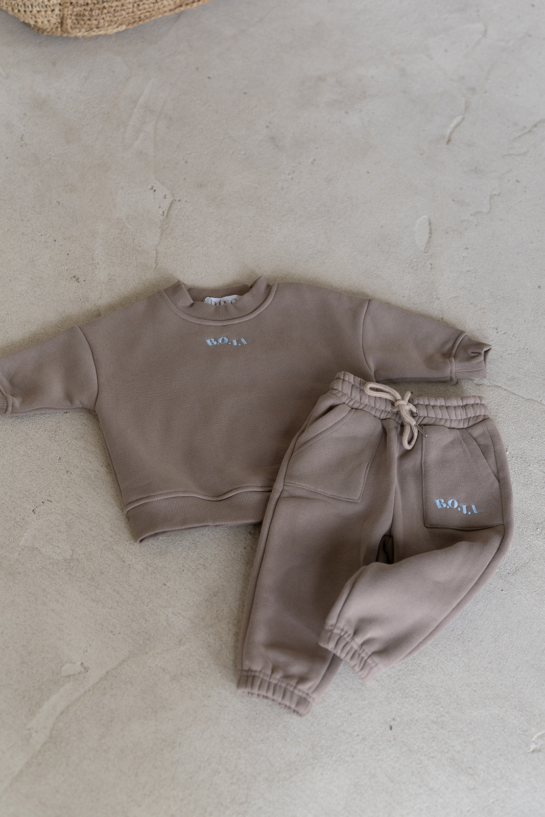 Fleece Track Set - Electric Taupe