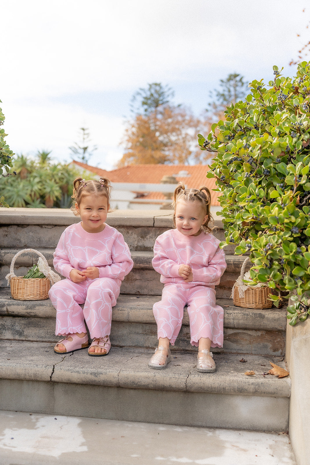 Dahlia Floral Knit Set