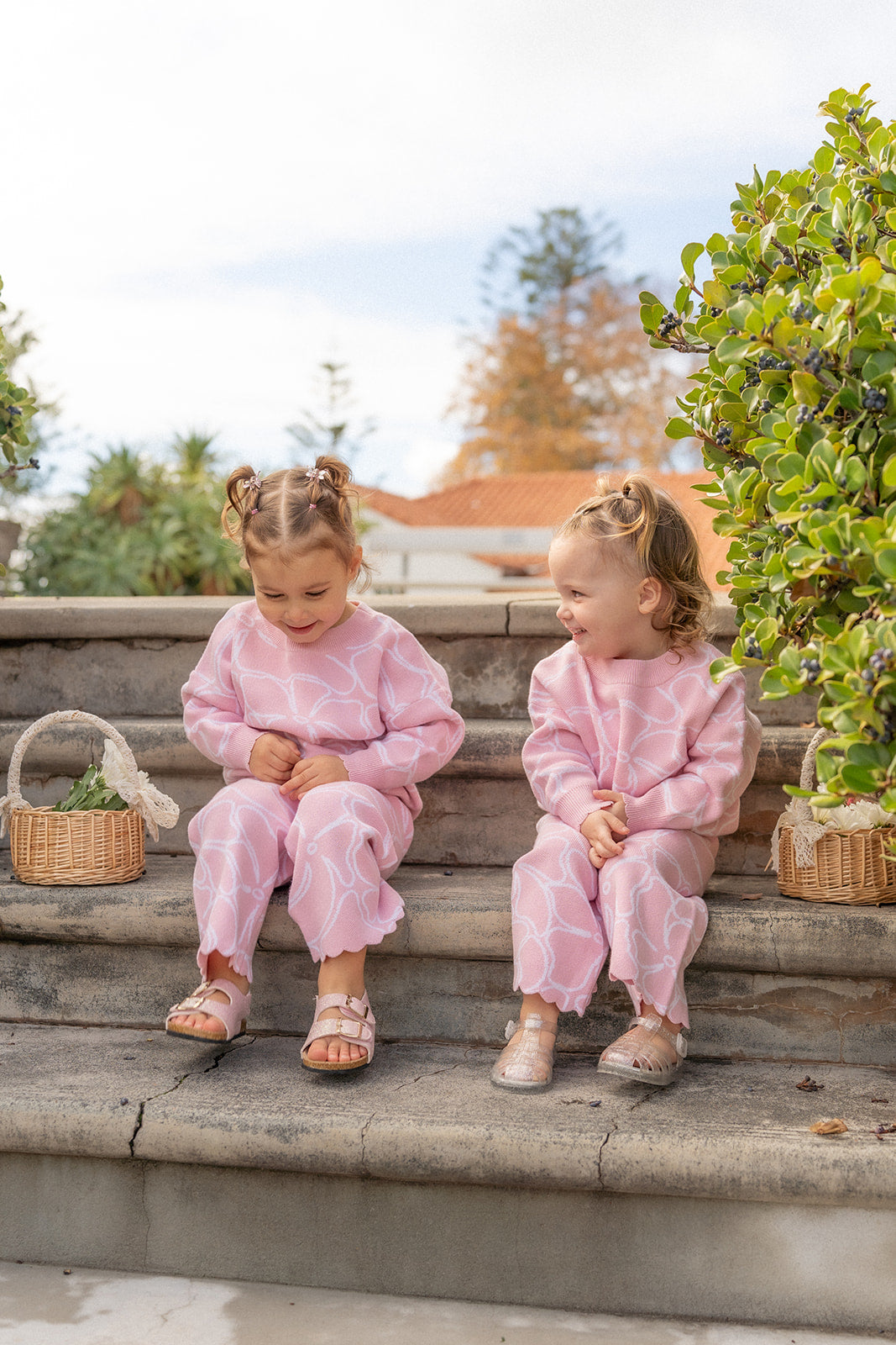 Dahlia Floral Knit Set