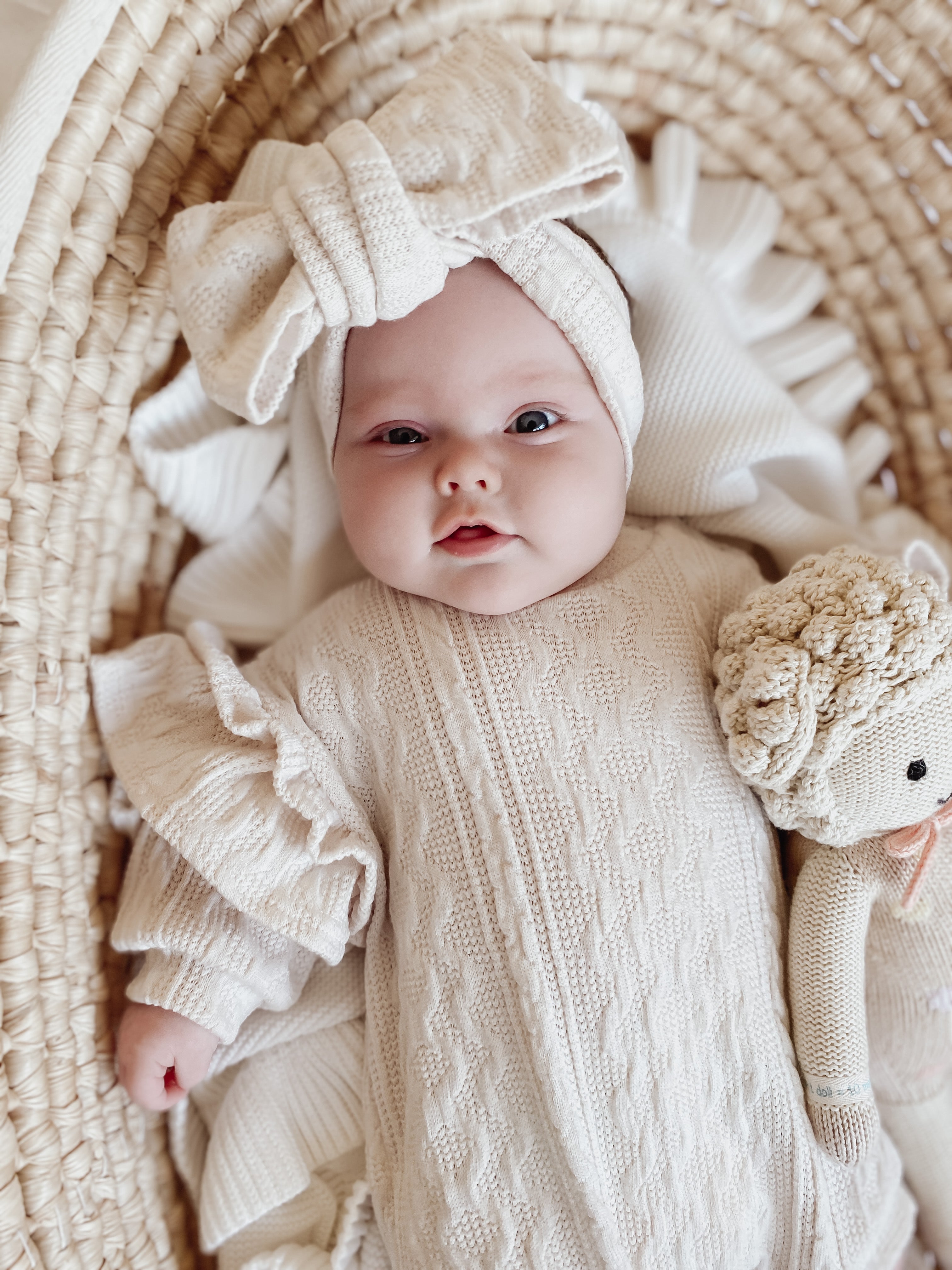 Frilly Romper - Ivory