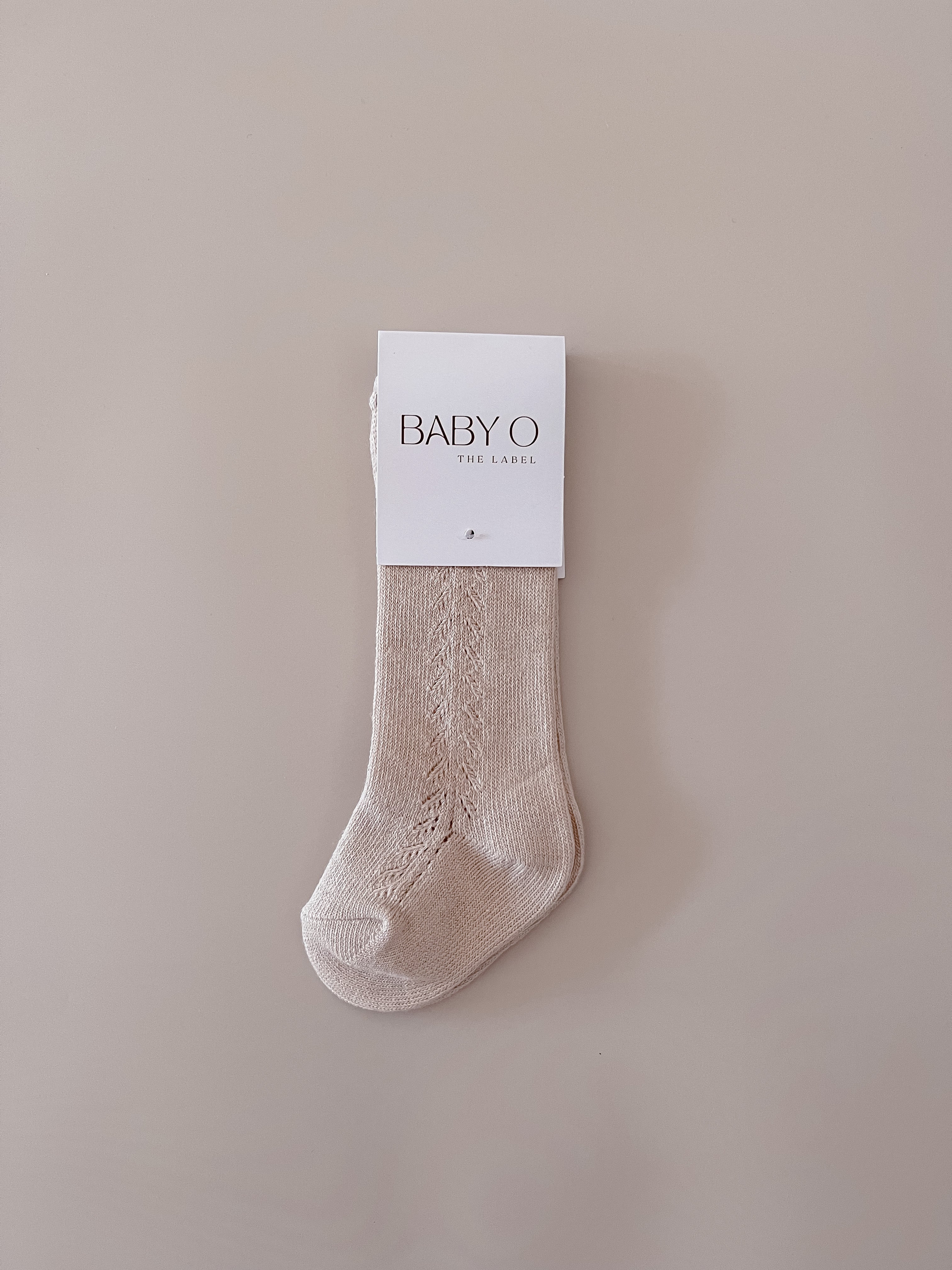 Lace Socks - Beige