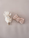 Frilly Oversized Bow - Cocoa