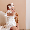 Large Linen Bow